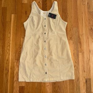 Beige Button-Down Corduroy Dress Levi’s NWT